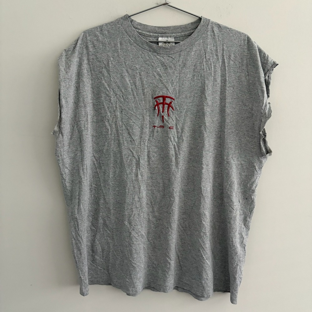 Adidas Tracy McGrady T-Mac Sleeveless Muscle Tee Gray XL Basketball Shirt